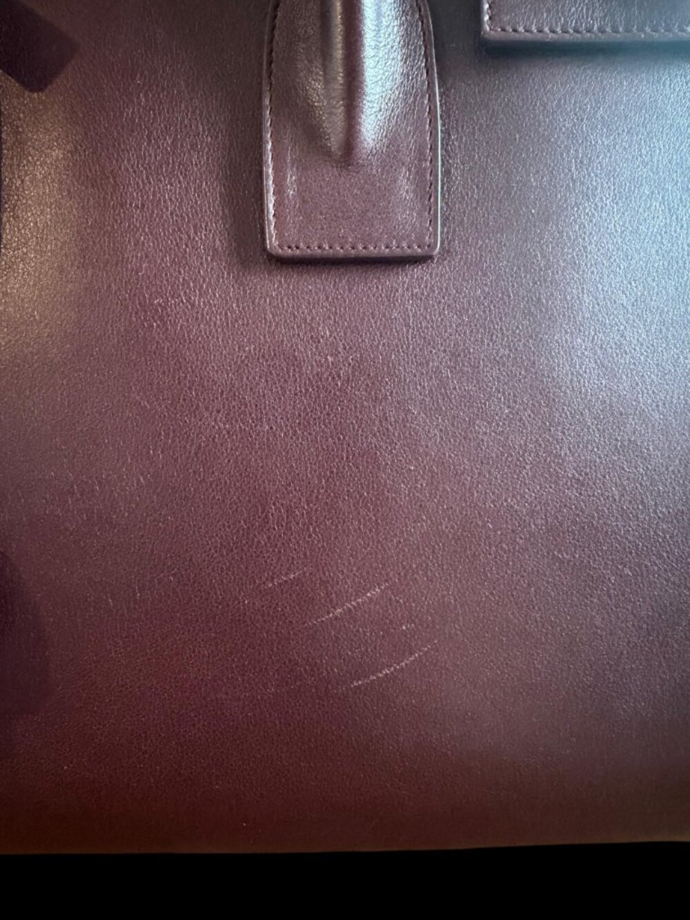 Saint Laurent Sac de Jour Small Burgundy Leather | Full Kit - Picture 2 of 15